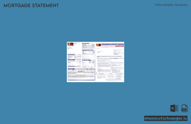 Alior-Hypothekenabrechnung aus Polen in Word- und PDF-Formaten 1-2 Beispielvorschau